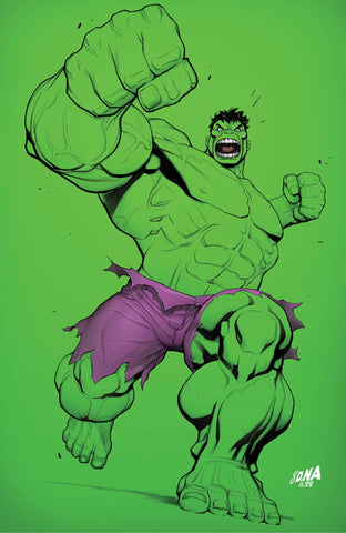 HULK #11 DAVID NAKAYAMA Color Bleed Unknown 616 Comics Virgin Variant