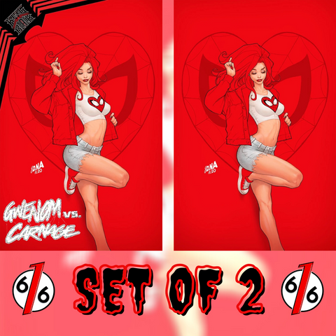 🚨🔥🕸 KING IN BLACK GWENOM VS CARNAGE #2 SET OF 2 DAVID NAKAYAMA Variants NM