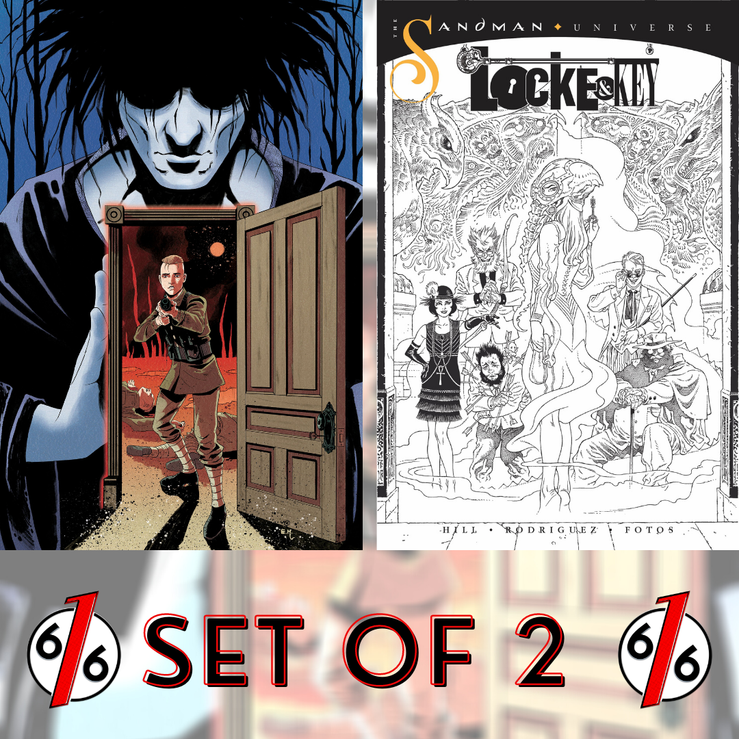 🚨🔥 LOCKE & KEY SANDMAN HELL & GONE #1 SET OF 2 Megan Hutchison Variant & 1:10