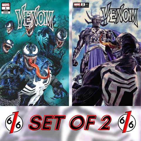 VENOM #1-2 TURINI 616 Trade Dress Variant 1ST APP MERIDIUS LTD 3000