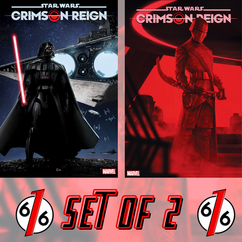 STAR WARS CRIMSON REIGN #1 VARIANT SET Clayton Crain & Rahzzah Knights Of Ren