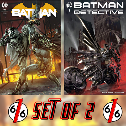 KAEL NGU BATMAN 616 VARIANT SET Batman #118 & Batman The Detective #1 LTD 3000