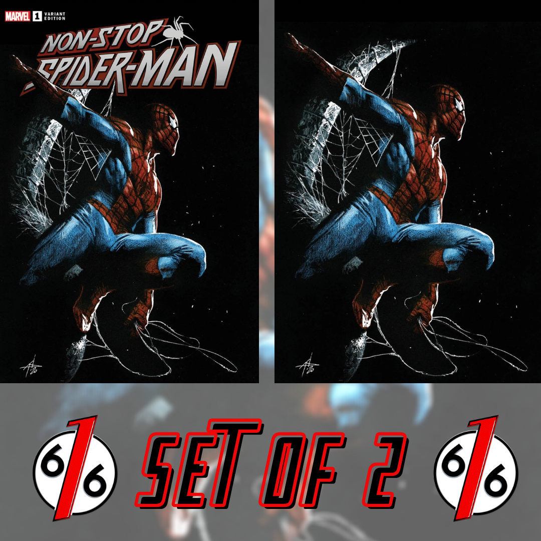 🚨💥🕷 NON-STOP SPIDER-MAN #1 GABRIELE DELL’OTTO Variant Set Of 2 Trade & Virgin