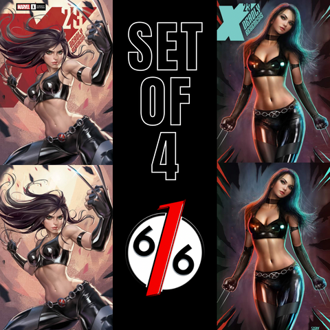 X-23 DEADLY REGENESIS #1-2 R1C0 & SZERDY Trade Dress & Virgin Variant Set Of 4