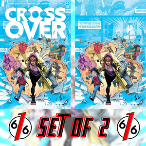💥🚨 CROSSOVER #4 SET OF 2 GEOFF SHAW Main Cover A & Virgin 1:10 Ratio Variant
