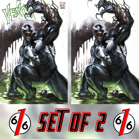 VENOM #5 DELL’OTTO UNKNOWN ILLUMINATI 616 Variant Set Trade Dress & Virgin