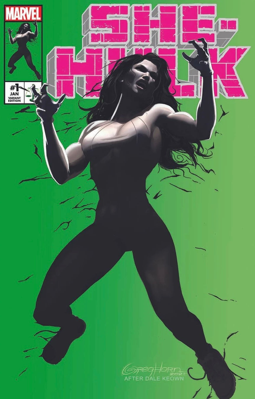SHE-HULK #1 RAHZZAH & GREG HORN Variant Set Hulk #377 Homage