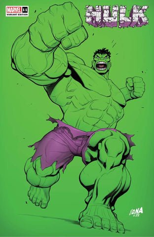 HULK #11 DAVID NAKAYAMA Color Bleed Unknown 616 Comics Trade Dress Variant