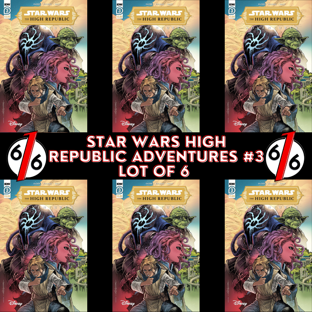 STAR WARS HIGH REPUBLIC ADVENTURES #3 Main Cover LOT OF 6