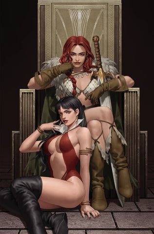 VAMPIRELLA VS RED SONJA 3 YOON 1:25 Virgin Ratio Variant