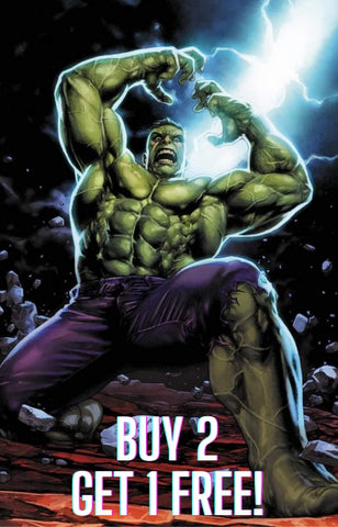 BUY 2 GET 1 FREE - HULK #7 JAY ANACLETO Unknown 616 Virgin Variant THOR - 3 Copies