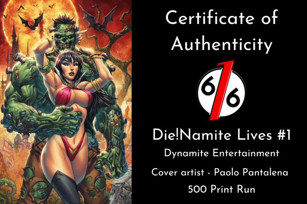 DIENAMITE & DIENAMITE LIVES #1 FRANY & PANTALENA Variant Set LTD 500 COA