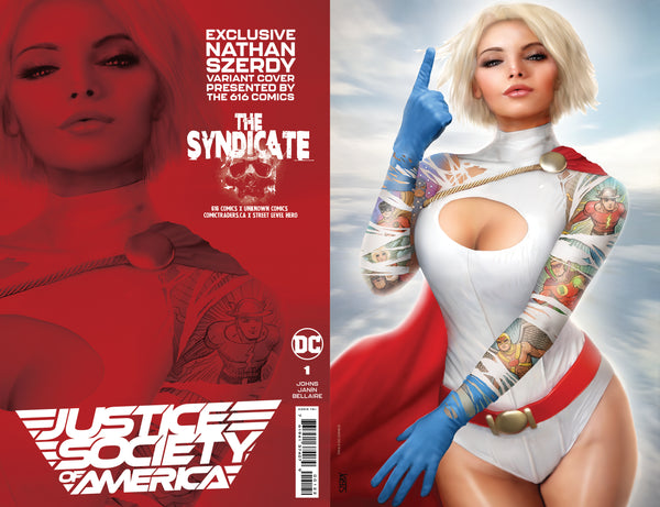 JUSTICE SOCIETY OF AMERICA #1 SZERDY Trade A & Virgin B & Virgin Foil Variant C