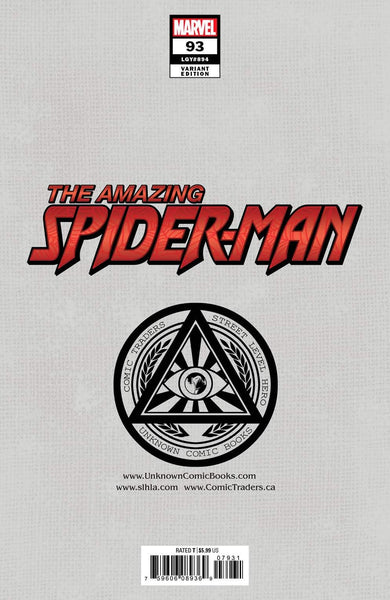 AMAZING SPIDER-MAN #93 SET KIRKHAM & GLEASON Webhead Variant