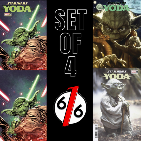 STAR WARS YODA #1 SET LASHLEY Trade & Virgin Variant & 1:10 & 1:25 ANDREWS