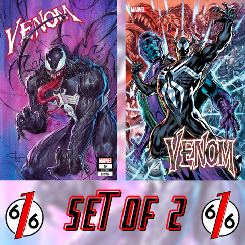 VENOM #9 SET SABINE RICH Unknown 616 Trade Dress Variant & HITCH Main Cover