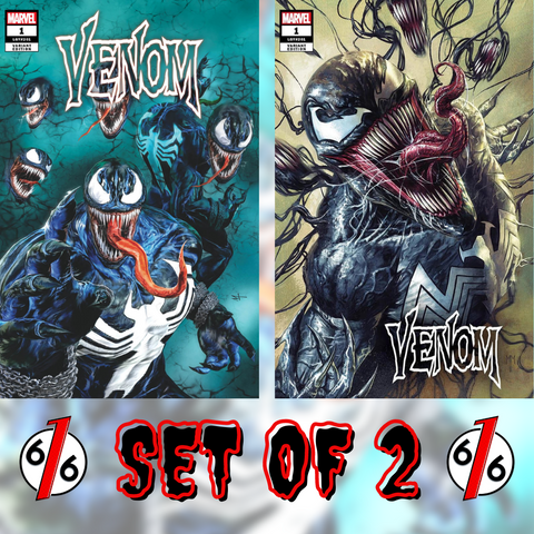 VENOM #1 MASTRAZZO & TURINI Exclusive Trade Dress Variant Set LTD 3000