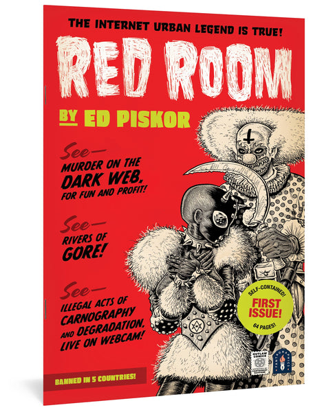 RED ROOM #1 SET OF 3 Main Cover & Ed Piskor 1:5 & Jim Rugg 1:12 Variant