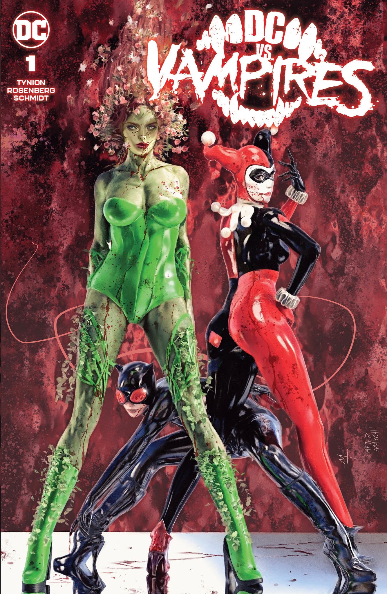 DC VS VAMPIRES #1 TURINI 616 Trade Dress Variant LTD 3000 Gotham City Sirens #1 Homage