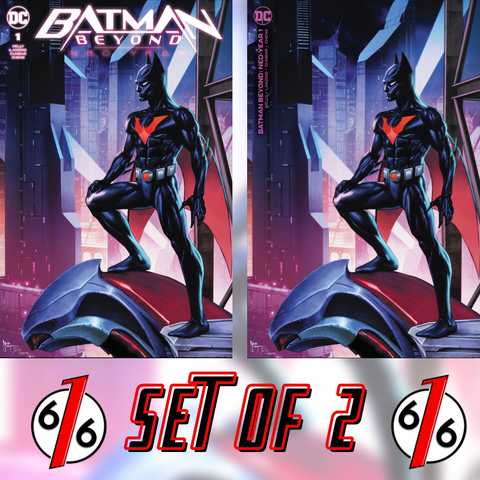 BATMAN BEYOND NEO-YEAR #1 SUAYAN 616 Variant Set Batman #608 Lee