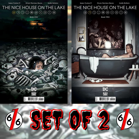 NICE HOUSE ON THE LAKE #1 SET OF 2 Main Cover Martinez Bueno DC Black Label