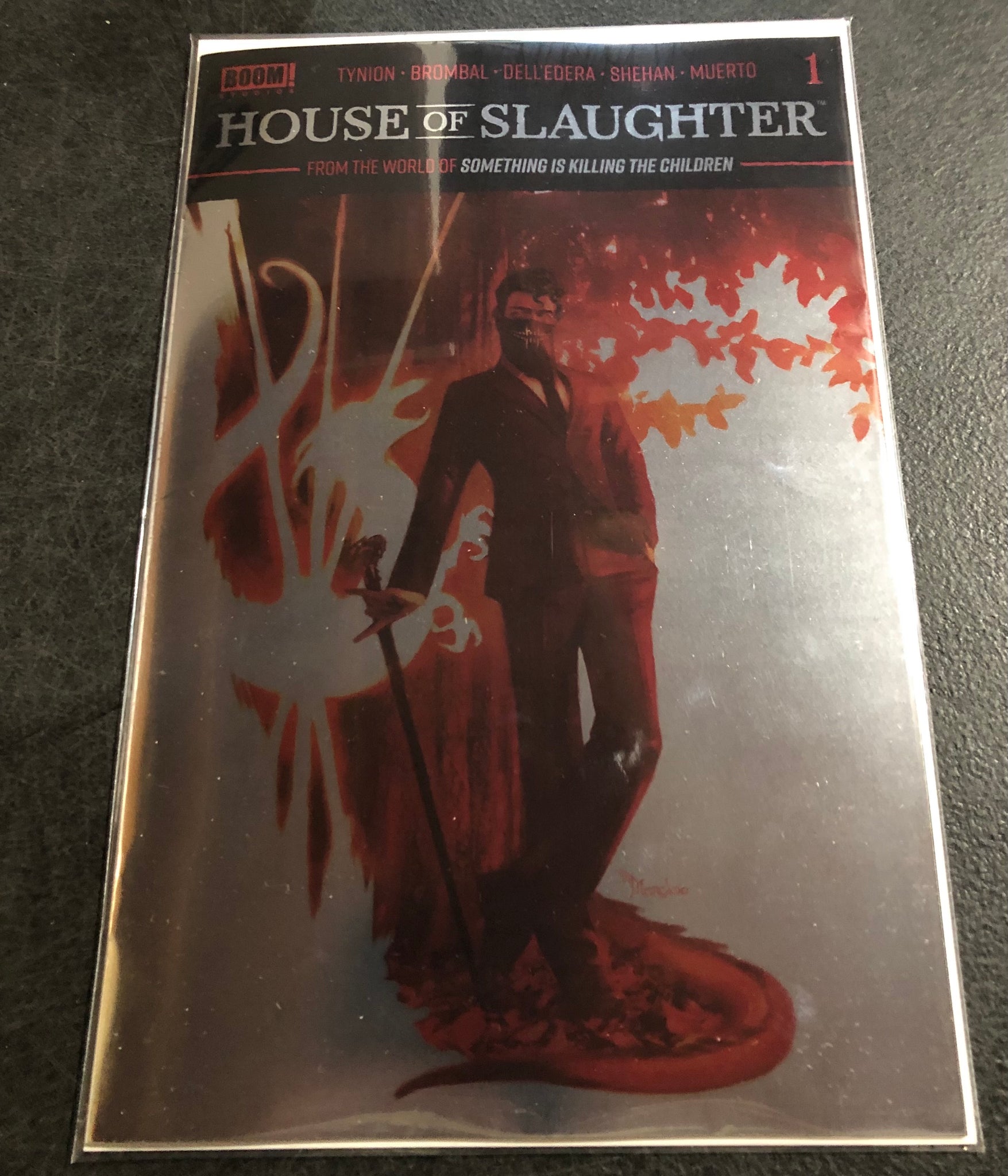 HOUSE OF SLAUGHTER #1 SECOND PRINT Blood Red Foil One Per Store Variant NM- Copy