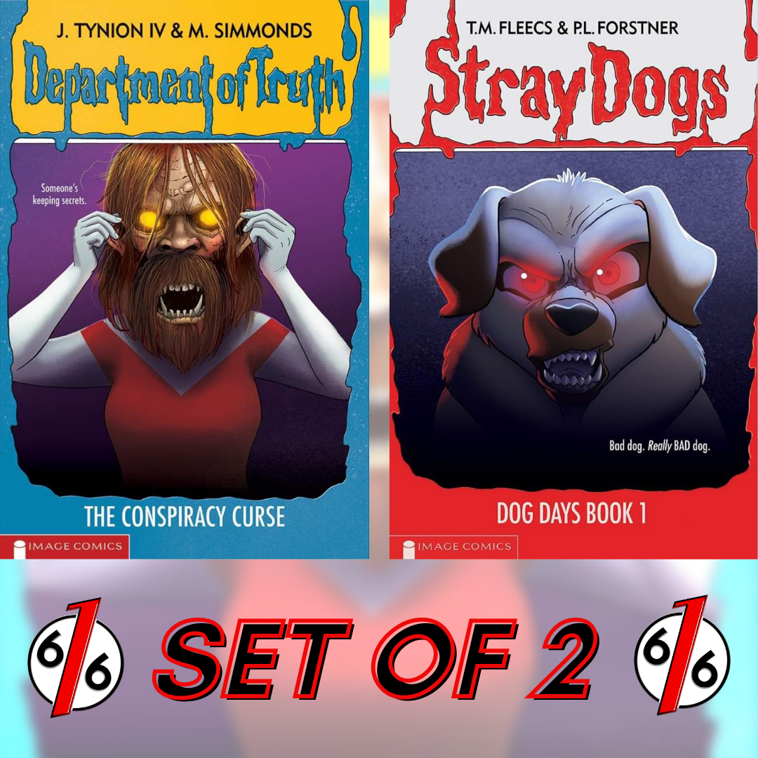 GOOSEBUMPS HOMAGE VARIANT SET DOT #14 & Stray Dogs Dog Days #1 LTD 600 COA