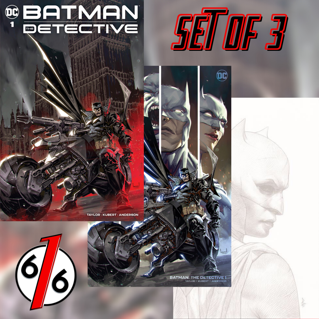BATMAN THE DETECTIVE #1 KAEL NGU Variant Set of 3 Federici 1:25 Sketch LTD 1500
