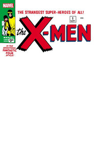X-MEN 1963 #1 FACSIMILE EDITION 616 Comics Exclusive Blank Variant 