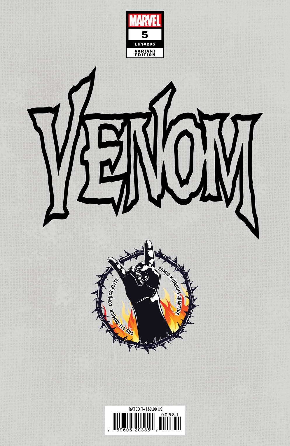 VENOM #5 SLINEY 616 BEDLAM Trade Dress Variant ASM #316 Homage