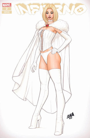 INFERNO #2 DAVID NAKAYAMA Exclusive Trade Dress Variant Emma Frost X-Men