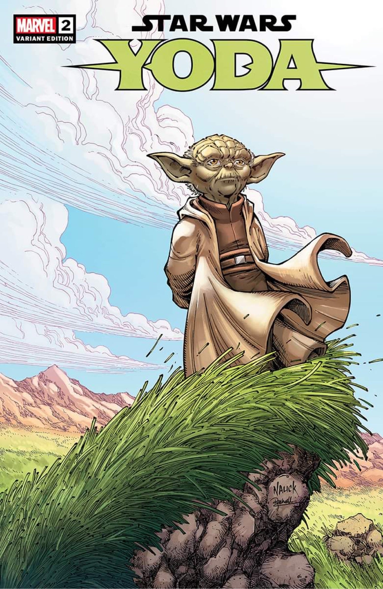 STAR WARS YODA #2 NAUCK Unknown 616 Trade Dress & Virgin Variant
