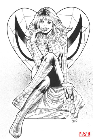 AMAZING SPIDER-MAN 25 GREG LAND 1:50 Virgin B&W Ratio Variant