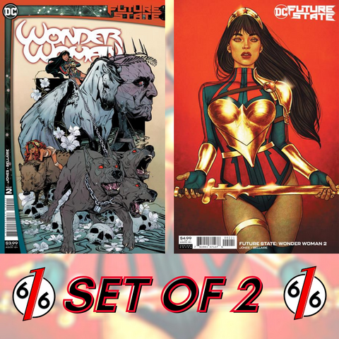 🚨🔥 FUTURE STATE WONDER WOMAN #2 SET OF 2 Cvr A Jones & Cvr B Frison Yara Flor