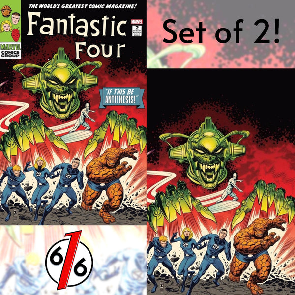 FANTASTIC FOUR ANTITHESIS #2 PATRICK ZIRCHER SET OF 2 Exclusive Variants