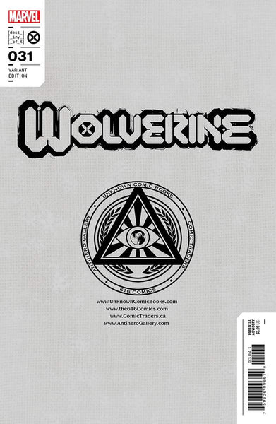WOLVERINE #31 SCOTT WILLIAMS 616 Comics Virgin Variant