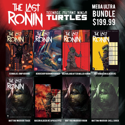 TMNT THE LAST RONIN #1 MEGA ULTRA EXCLUSIVE BUNDLE 8 Cover Set PRE-SALE