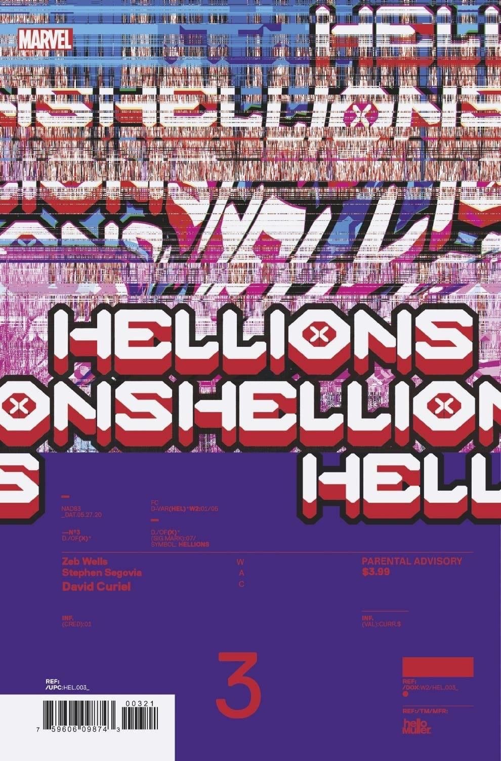 HELLIONS #3 MULLER DESIGN RATIO VARIANT 1:10 Goblin Queen