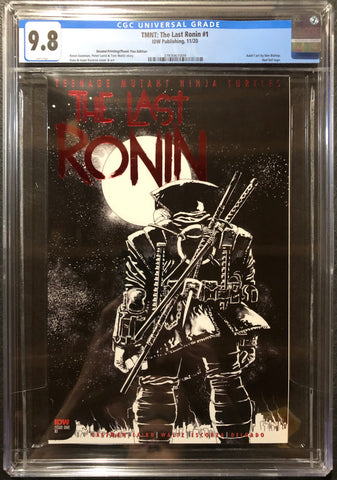 TMNT THE LAST RONIN #1 SECOND PRINT THANK YOU EDITION CGC 9.8