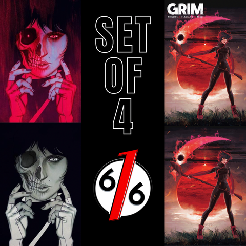 GRIM #6 JENNY FRISON & R1C0 616 Comics Exclusive Variant Set Of 4