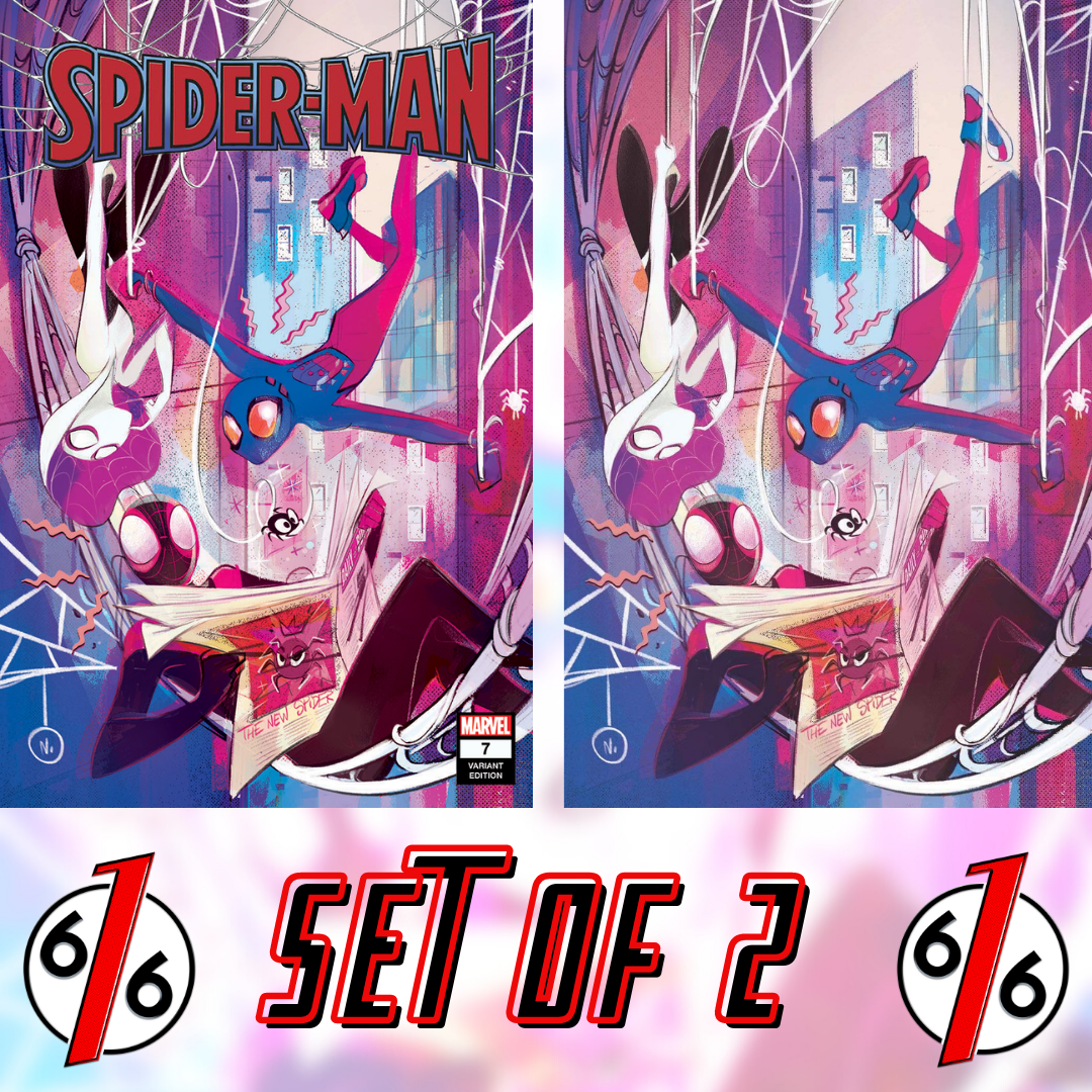 SPIDER-MAN #7 2ND PRINT BALDARI 616 Trade Dress & Virgin Variant SPIDER-BOY