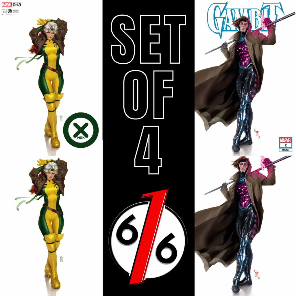 ROGUE & GAMBIT MIGUEL MERCADO Variant Set X-Men 13 & Gambit 2 ROGUE & GAMBIT MIGUEL MERCADO Variant Set X-Men 13 & Gambit 2