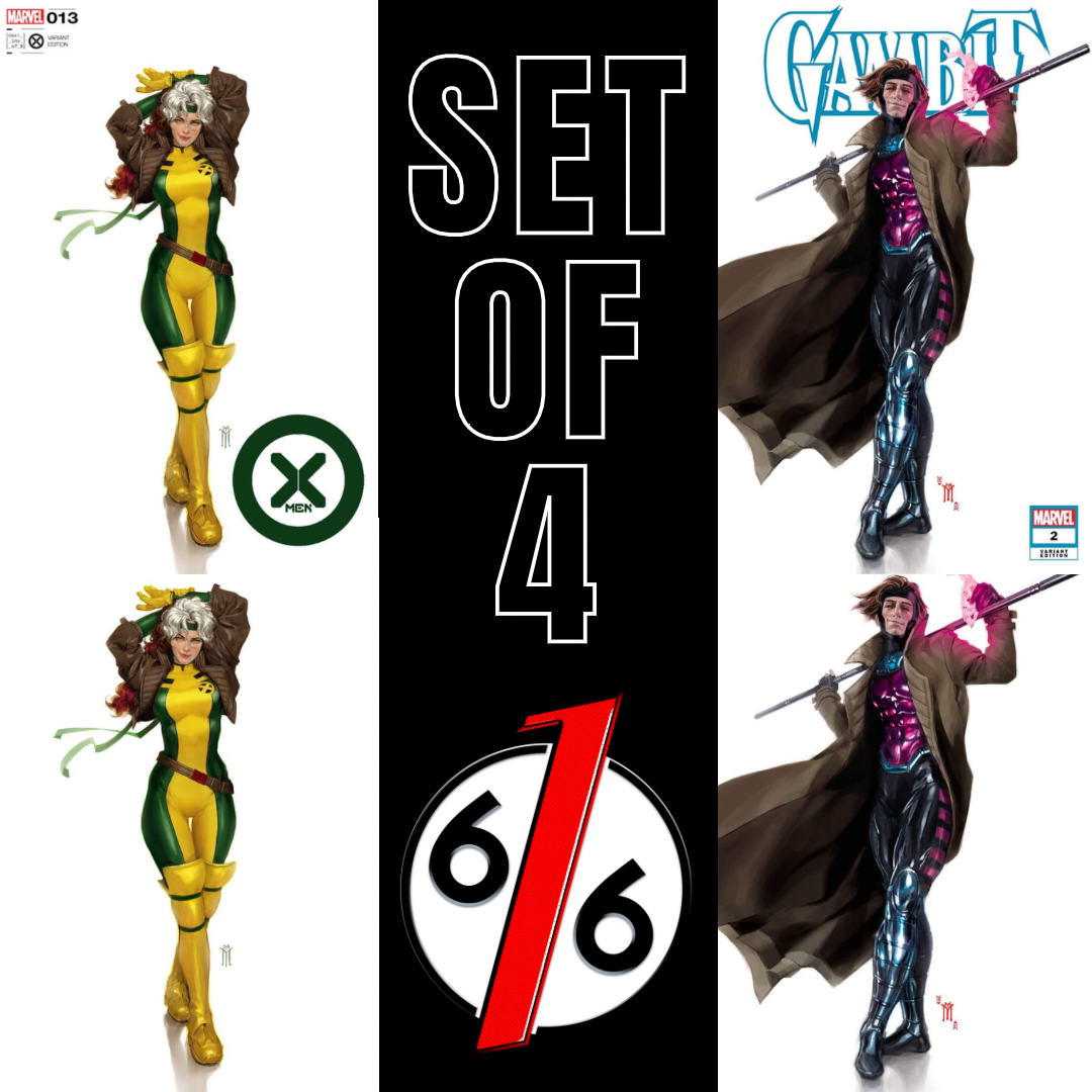 ROGUE & GAMBIT MIGUEL MERCADO Variant Set X-Men 13 & Gambit 2 ROGUE & GAMBIT MIGUEL MERCADO Variant Set X-Men 13 & Gambit 2