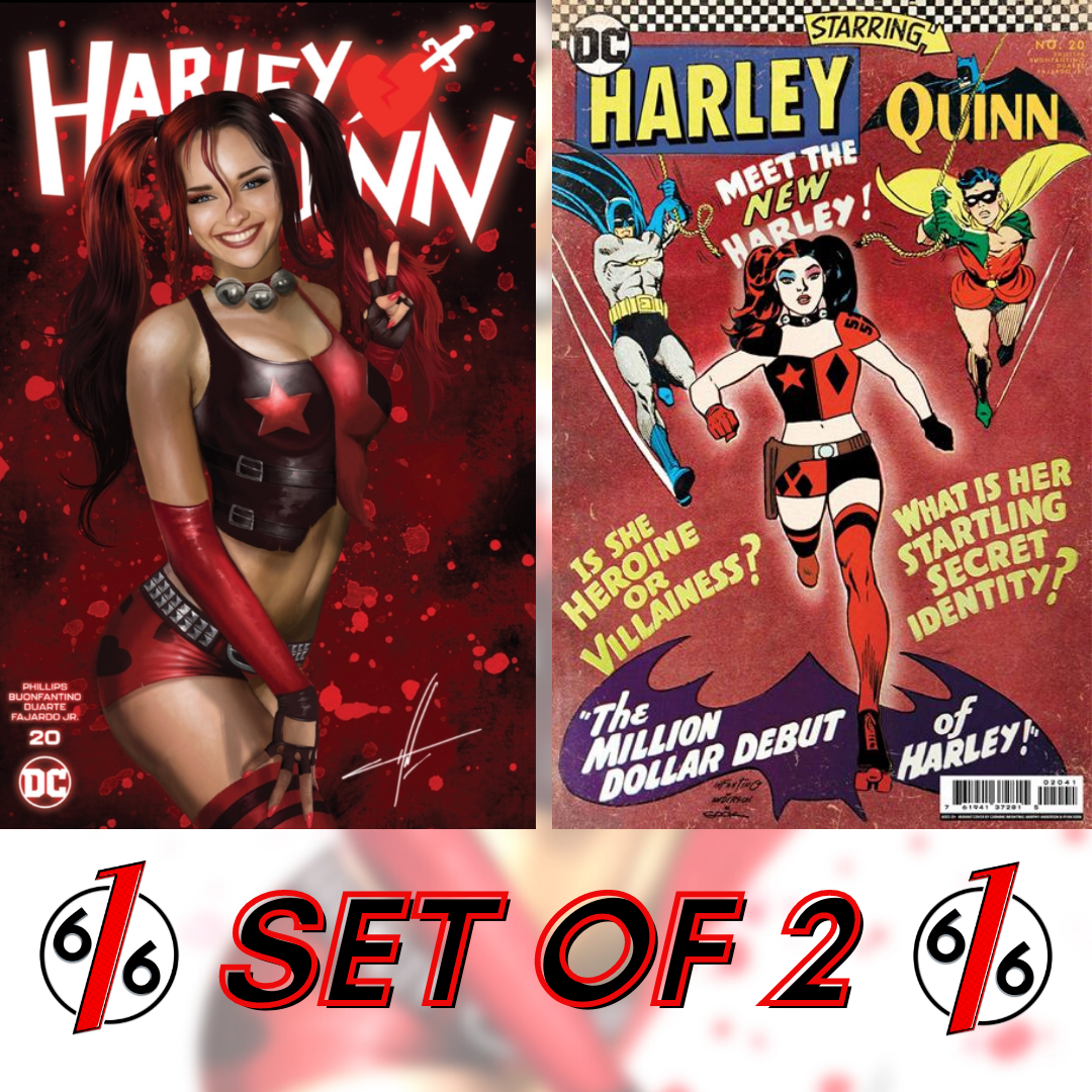 HARLEY QUINN 20 Homage Variant Set CARLA COHEN 616 Comics & RYAN SOOK