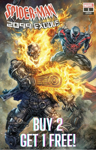 BUY 2 GET 1 FREE - SPIDER-MAN 2099 EXODUS #1 ALAN QUAH Unknown 616 Trade Dress Variant - 3 Copies