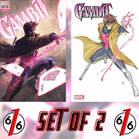 GAMBIT #1 SET MASTRAZZO Unknown 616 Trade Dress & MOMOKO Variant