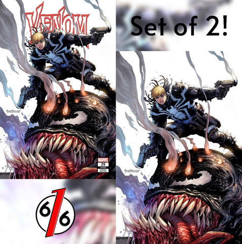 VENOM #29 TYLER KIRKHAM SET OF 2 SECRET Variants Trade Dress & Virgin