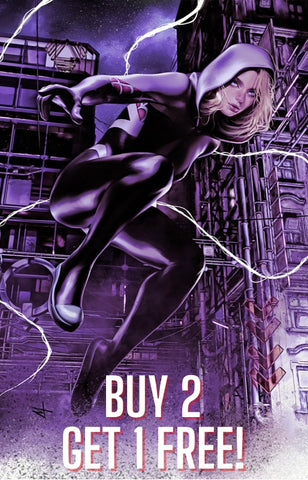 BUY 2 GET 1 FREE - SPIDER-GWEN GWENVERSE #2 TURINI Unknown/616 Virgin Variant - 3 Copies