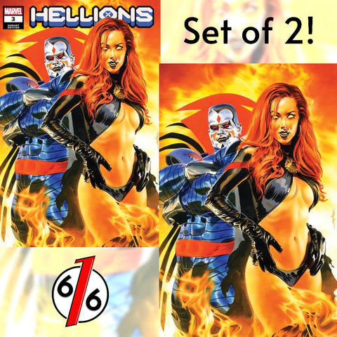 HELLIONS #3 MIKE MAYHEW SET OF 2 Trade & Virgin Variant Goblin Queen