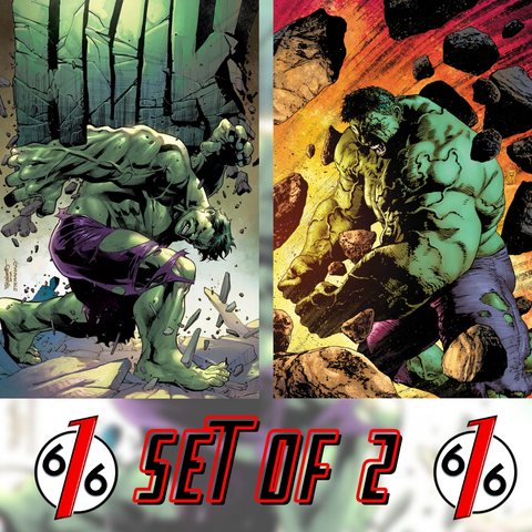 HULK #2 VIRGIN VARIANT SET SEGOVIA & GIANGIORDANO LTD 1000 